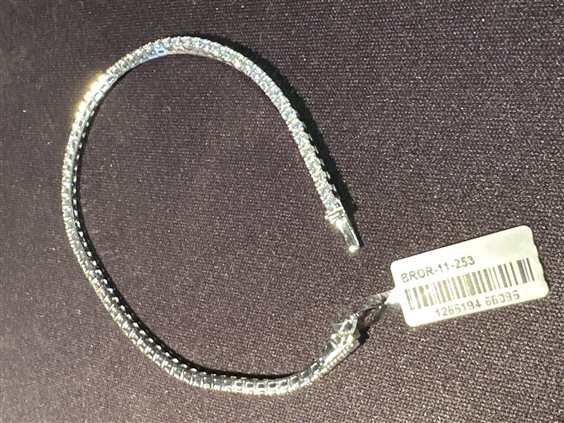 Bracelet Gioielleria Dossena  Woman in White Gold Zircone BROR-11-253 - BROR-11-253